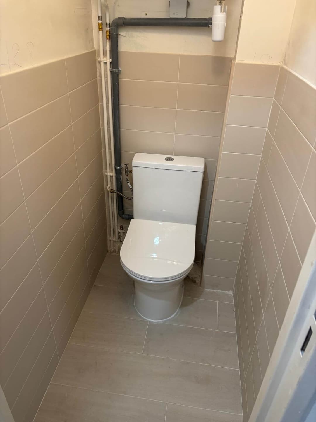 WC après intervention plomberie