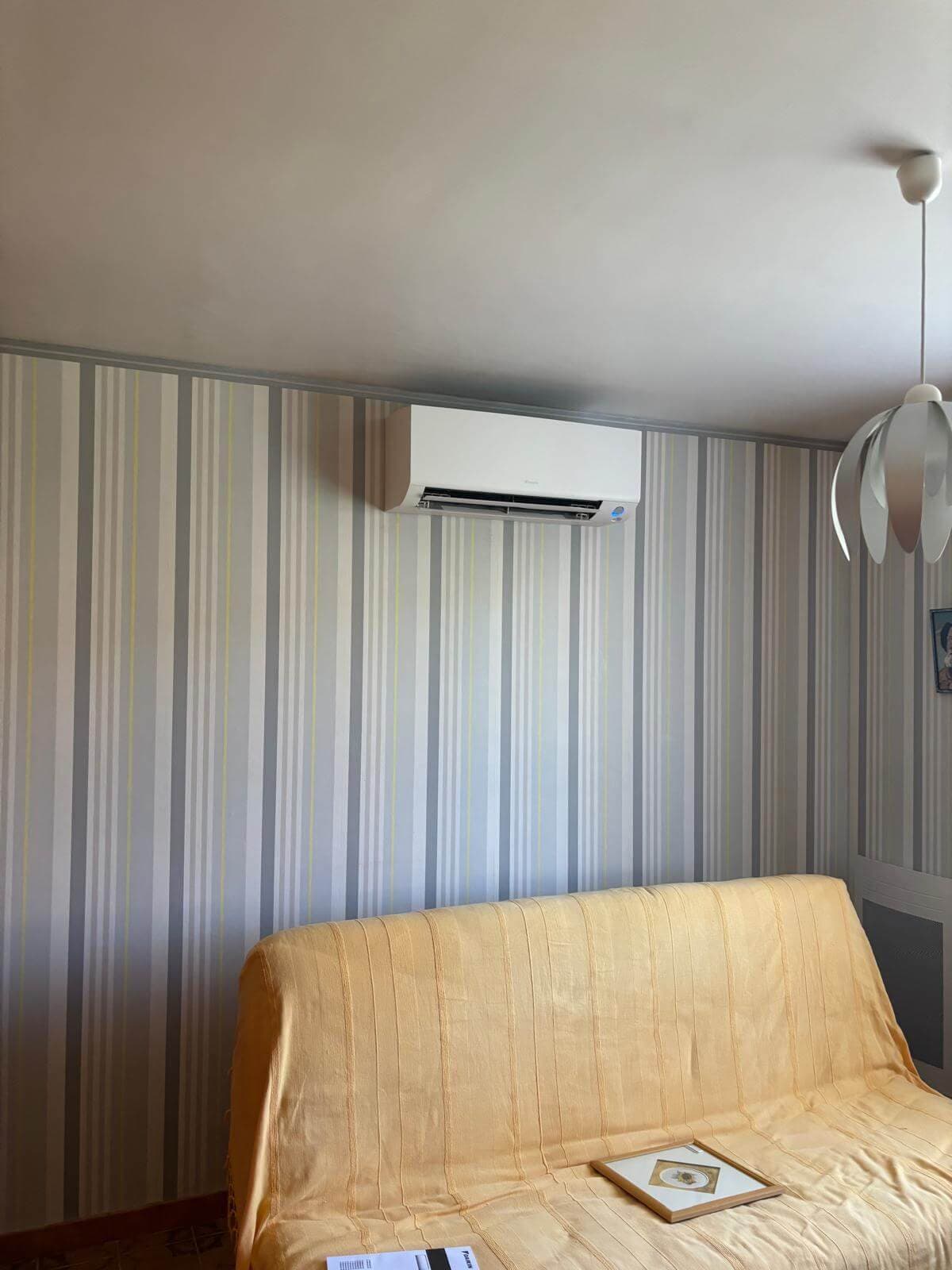 Installation climatisation - Après